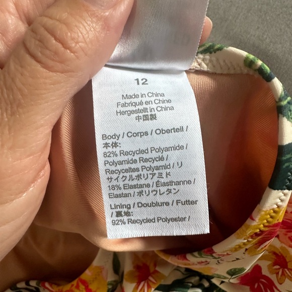 J Crew ruched one-shoulder one-piece bathing suit 🌸 - Picture 6 of 6